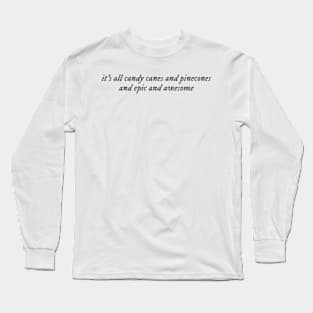 Wolfsong book quote Long Sleeve T-Shirt